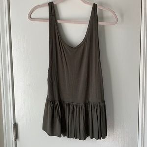 Olive tank top
